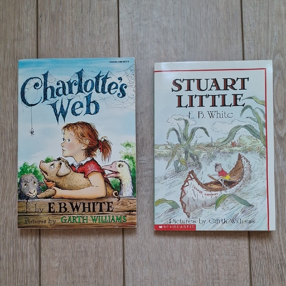 Charlotte's Web and Stuart Little Books by E.B. White